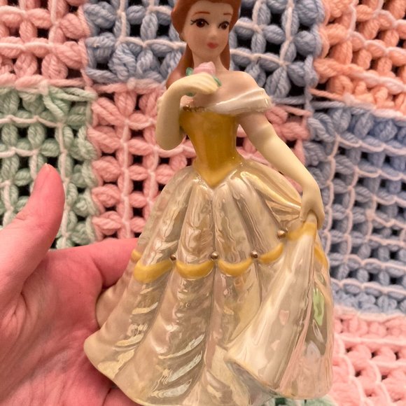 SOLD in Bundle // Belle Disney Beauty and the Beast Ballroom Yellow Dress Figure - Picture 2 of 15
